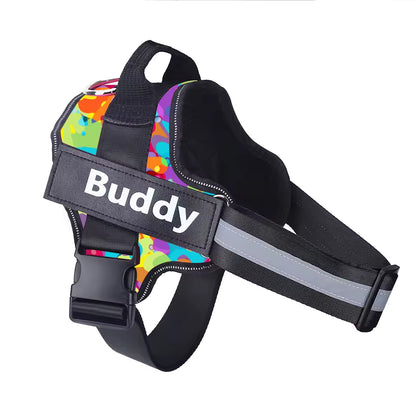 NO PULL Personalised Dog Harness - Easy On/Off in 2 Seconds