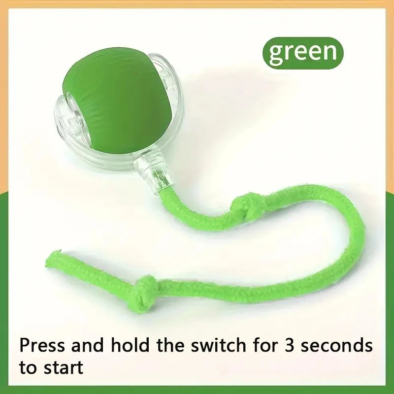 Green auto matic moving toy
