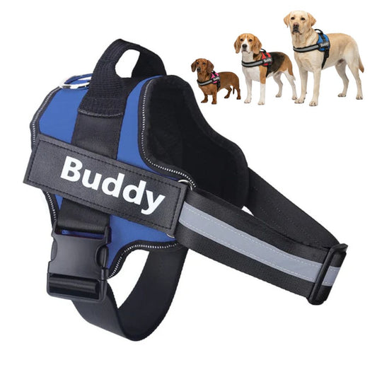 NO PULL Personalised Dog Harness