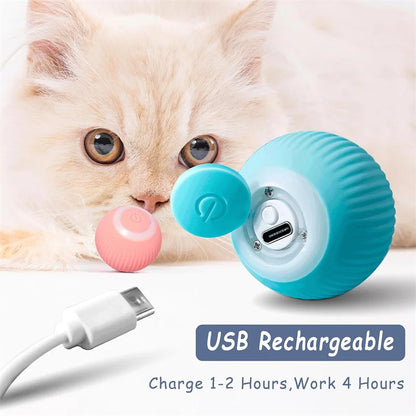 Usb rechargeable auto matic moving cat toys